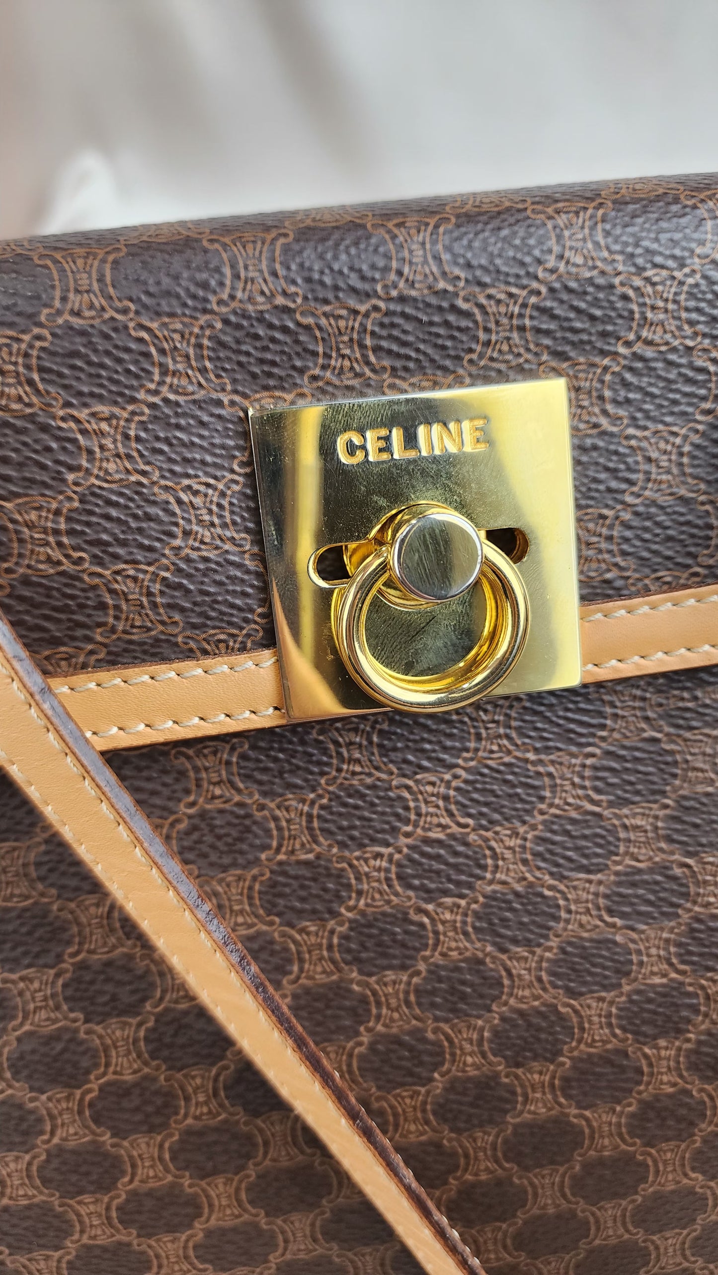 Celine Macadam 2 Way Handbag