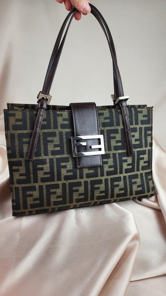 Fendi Zucca Print Handbag Tote - 953